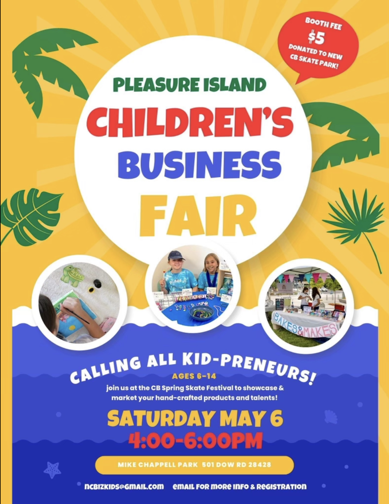 Pleasure Island Children's Business Fair event image
