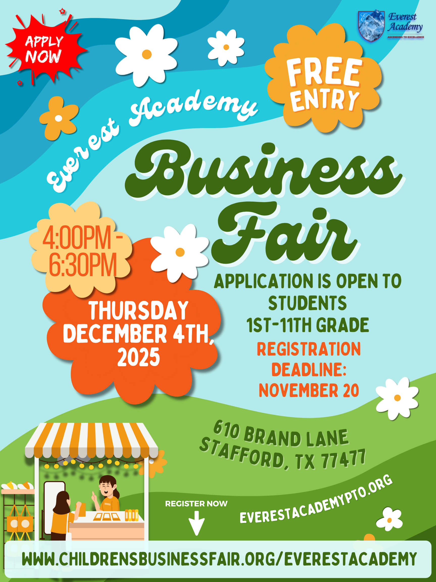 Everest Academy Children’s Business Fair Stafford, Texas event image