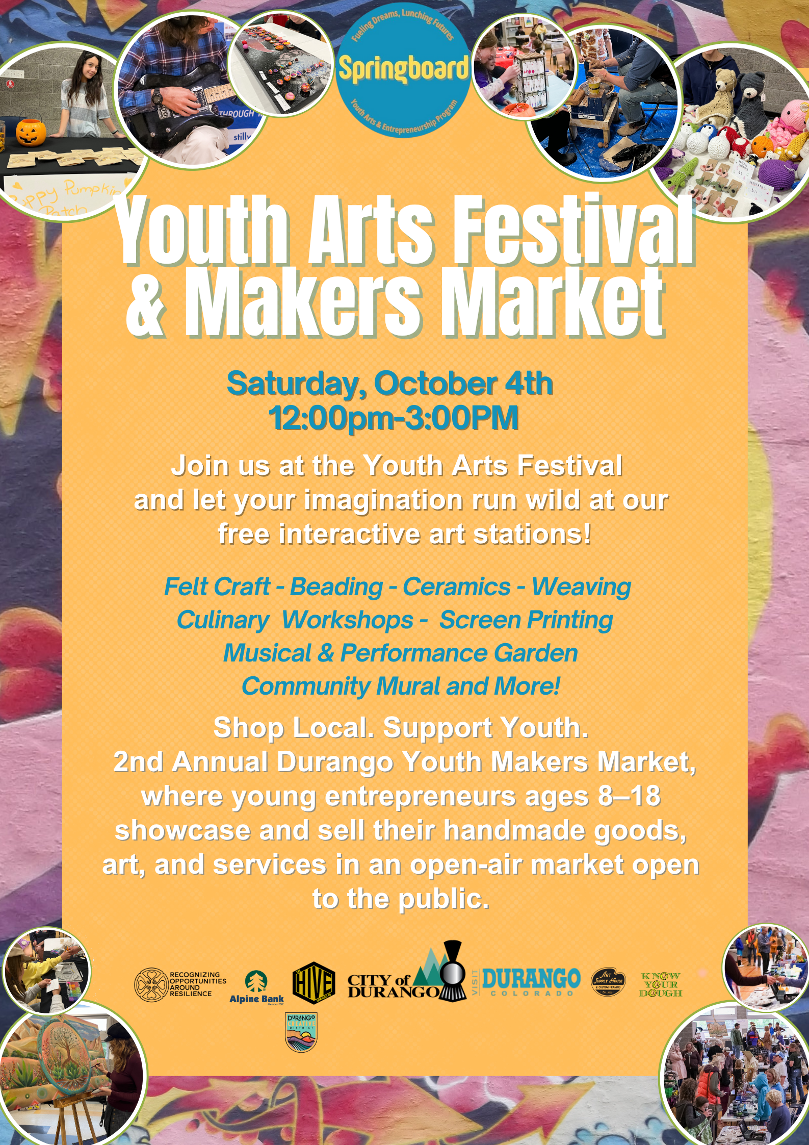 Springboard's Youth Arts Festival & Makers Market event image