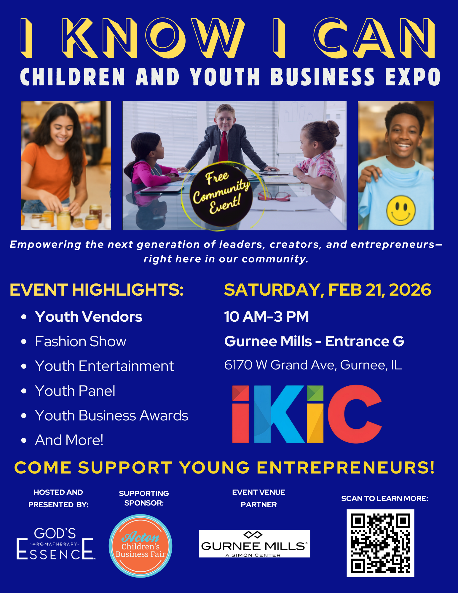 I Know I Can Children and Youth Business Expo event image