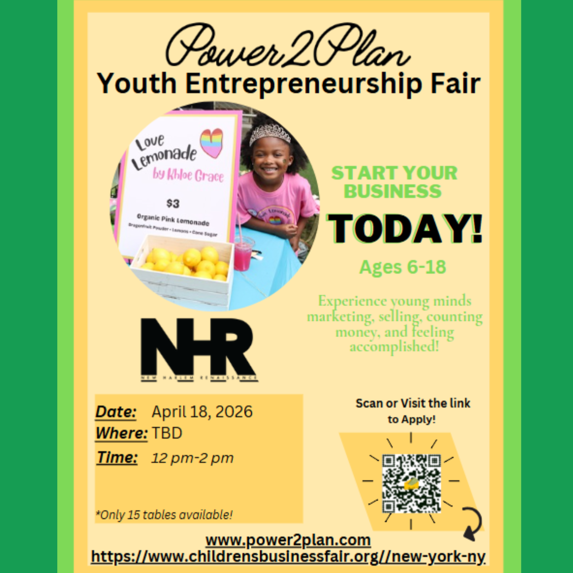 Power2Plan Youth Showcase: New York, New York event image